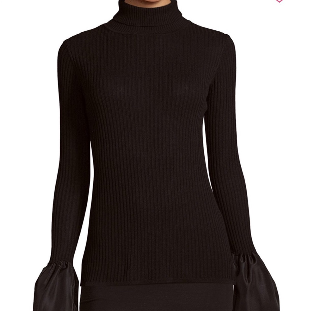 English Rose Bell Sleeve Turtleneck